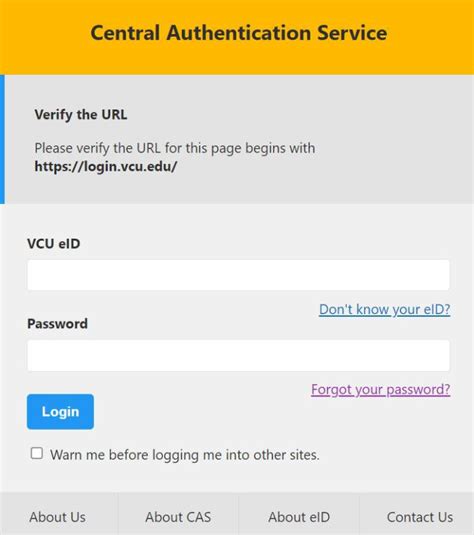 my vcu edu login